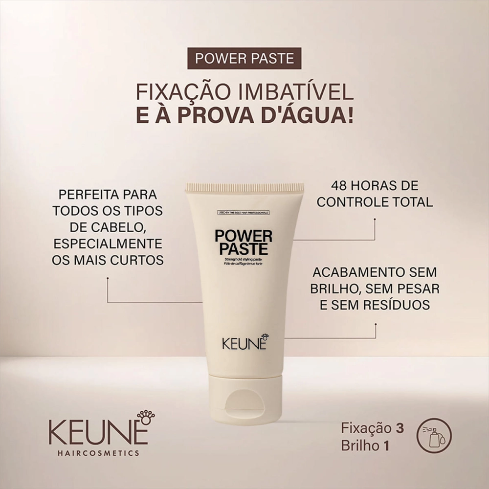 Pasta Modeladora Style Power Paste Keune Style 50ml Produto Pasta Modeladora Style Power Paste Keune Style 50ml