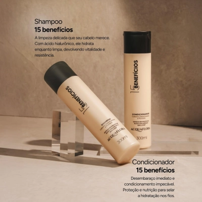 Produto: Kit Acquaflora 15 Benefícios Hair Care Total Oil Com 5 Produtos
