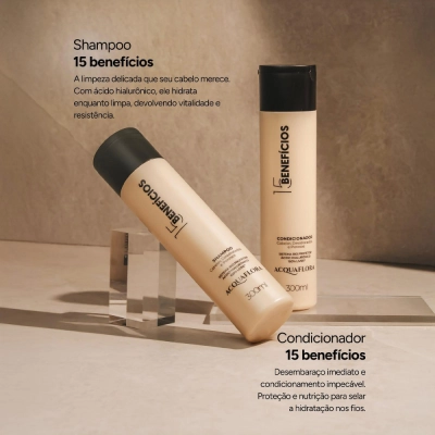 Produto: Kit Acquaflora 15 Benefícios Home Care (3 produtos)
