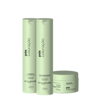 Produto: Kit Acquaflora Pós-Coloração Home Care (3 produtos)