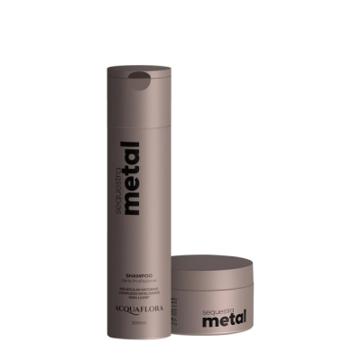 Kit Acquaflora Sequestra Metal Shampoo Tratamento (2 produtos) Produto: Kit Acquaflora Sequestra Metal Shampoo Tratamento (2 produtos)