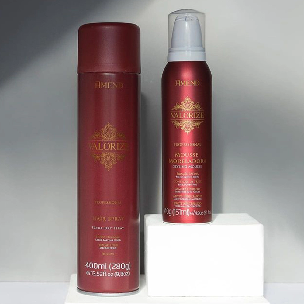 Produto: Kit Amend Valorize Mousse e Spray Fixador Forte (2 produtos)