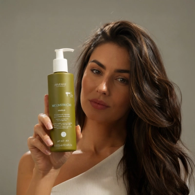 Produto: Kit Arvensis Cosméticos Naturais Reconstrução Máscara e Leave-in (2 produtos)