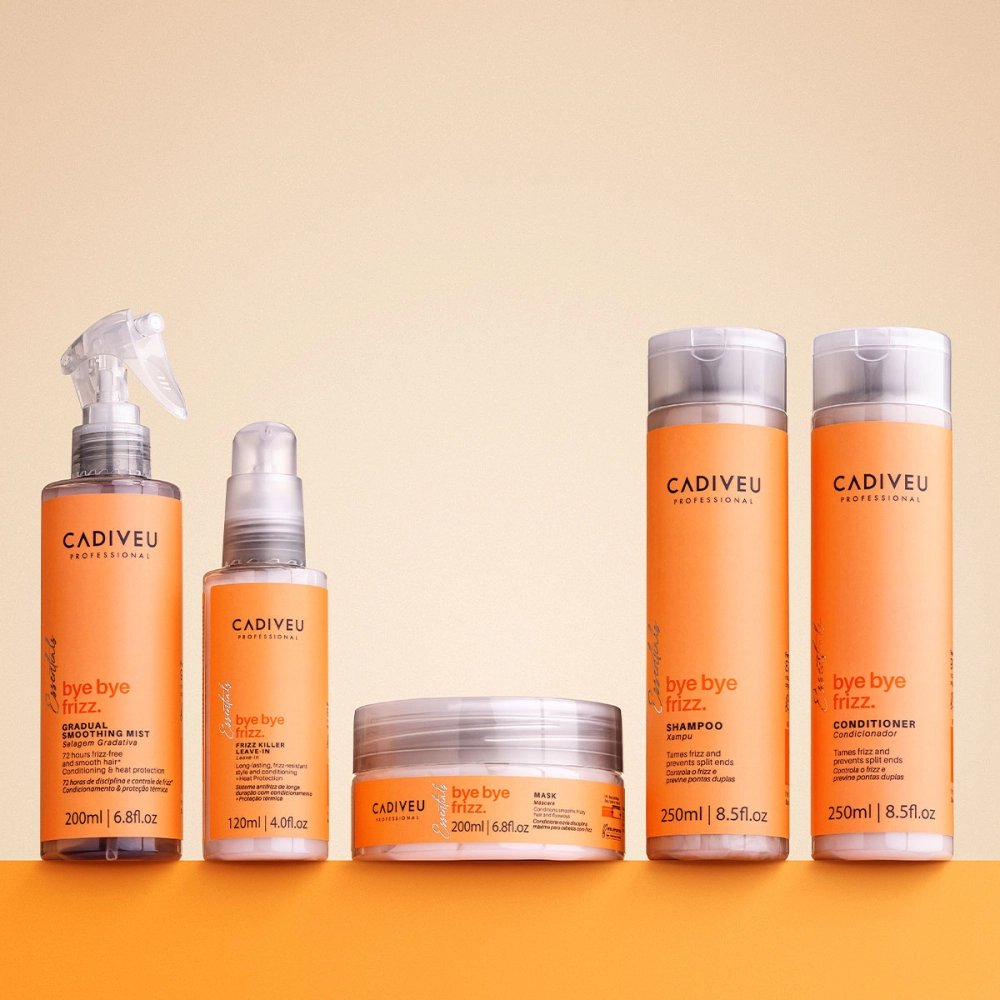 Produto: Kit Cadiveu Professional Bye Bye Frizz Completo e Oléo Açai 10ml (6 produtos)