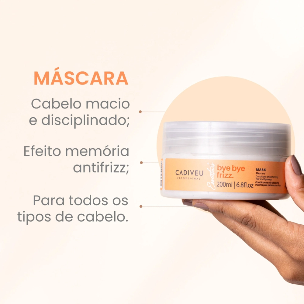 Produto: Kit Cadiveu Professional Bye Bye Frizz Hair Care Total e Final Style Oil (5 produtos)