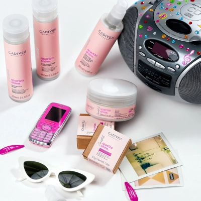 Produto: Kit Cadiveu Professional Essentials Quartzo Shine Máscara de Tratamento em Barra e Açaí Oil 60 (2 produtos)