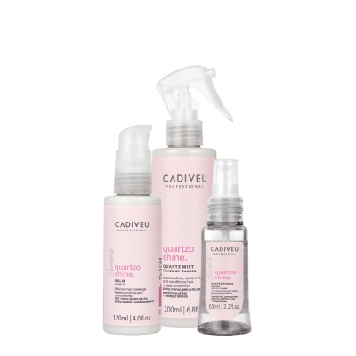 Produto: Kit Cadiveu Professional Quartzo Shine Fluído Balm e Óleo (3 produtos)