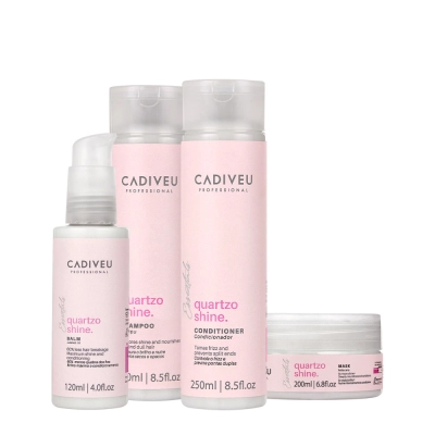 Produto: Kit Cadiveu Professional Quartzo Shine Shampoo Condicionador Balm e Máscara (4 produtos)
