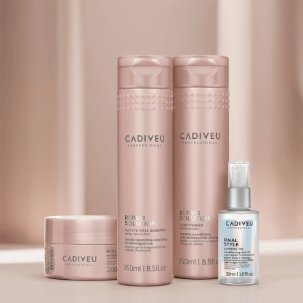 Produto: Kit Cadiveu Professional Repair Solution Home Care 250ml 250ml 200ml 30ml