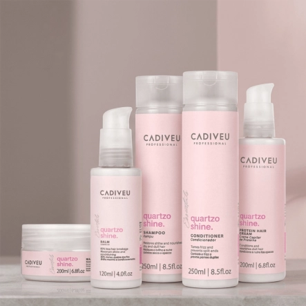 Produto: Kit Cadiveu Quartzo Shine Shampoo Condicionador Balm Máscara e Protein Hair Cream 5 Produtos