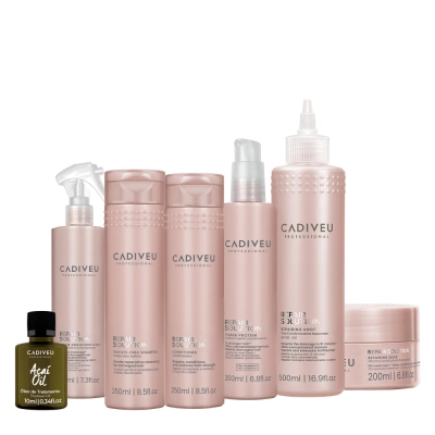 Kit Cadiveu Repair Solution Completo e Açaí Oleo 10ml (7 produtos) Produto: Kit Cadiveu Repair Solution Completo e Açaí Oleo 10ml (7 produtos)