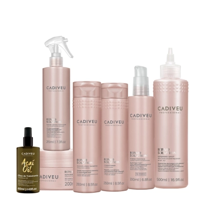 Kit Cadiveu Repair Solution Completo e Açaí Oleo 60ml (7 produtos) Produto: Kit Cadiveu Repair Solution Completo e Açaí Oleo 60ml (7 produtos)