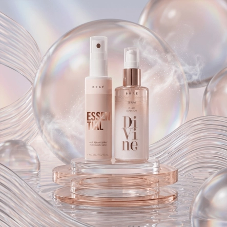 Kit Essential Fluido Reparador e Sérum Divine Braé 60ml Produto Kit Essential Fluido Reparador e Sérum Divine Braé 60ml