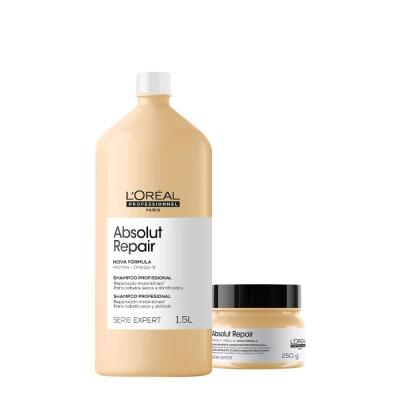 Produto: Kit L'Oréal Professionnel Absolut Repair Gold Shampoo Máscara 250 (2 produtos)