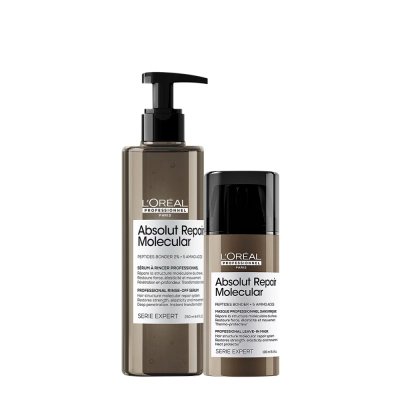 Produto: Kit L'Oréal Professionnel Absolut Repair Molecular Sérum 250ml e Leave-in 100ml