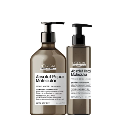 Produto: Kit L'Oréal Professionnel Absolut Repair Molecular Shampoo 500 e Sérum (2 produtos)
