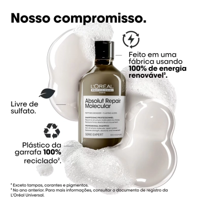 Produto: Kit L'Oréal Professionnel Absolut Repair Molecular Shampoo e Sérum (2 produtos)
