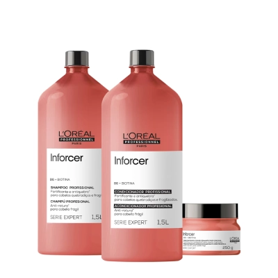 Produto: Kit L'Oréal Professionnel Inforcer Salon Duo + Máscara 250g (3 Produtos)