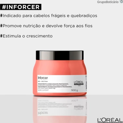 Produto: Kit L'Oréal Professionnel Inforcer Serie Expert - Máscara 500ml (2 unidades)