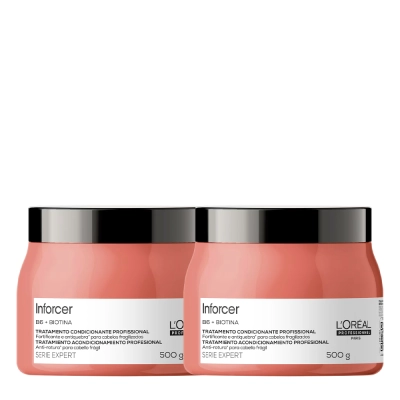 Produto: Kit L'Oréal Professionnel Inforcer Serie Expert - Máscara 500ml (2 unidades)