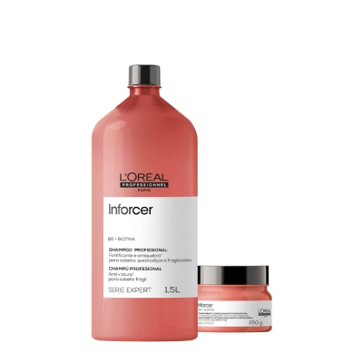 Produto: Kit L'Oréal Professionnel Inforcer Serie Expert Shampoo 1,5L + Máscara 250g (2 Produtos)