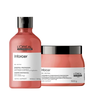 Produto: Kit L'Oréal Professionnel Inforcer Serie Expert Shampoo e Máscara (2 produtos)