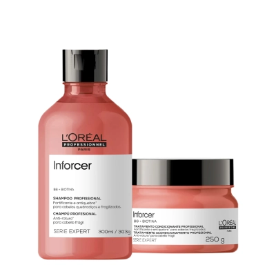 Produto: Kit L'Oréal Professionnel Inforcer Serie Expert Shampoo e Máscara P (2 produtos)