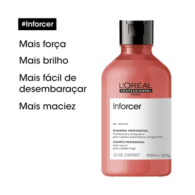 Produto: Kit L'Oréal Professionnel Inforcer Serie Expert Shampoo Máscara e Ampolas Absolut Repair (4 produtos)
