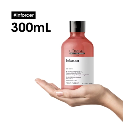 Produto: Kit L'Oréal Professionnel Inforcer Serie Expert Shampoo Máscara e Blow Dry Fluidifier Leave-In (3 produtos)