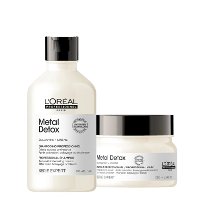 Produto: Kit L'Oréal Professionnel Metal Detox Shampoo 300ml e Máscara 250ml