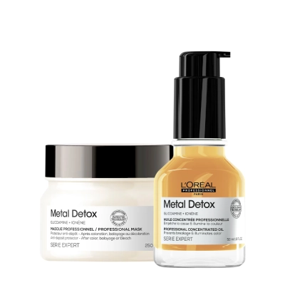 Produto: Kit L'Oréal Professionnel Metal Detox Huile e Máscara (2 produtos)
