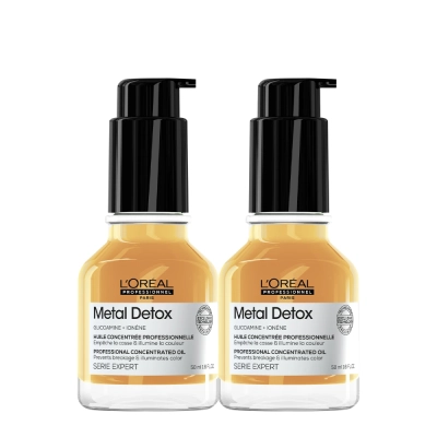 Produto: Kit L'Oréal Professionnel Metal Detox Huile - Óleo Capilar 50ml (2 unidades)