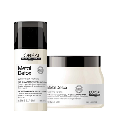 Produto: Kit L'Oréal Professionnel Metal Detox Máscara G e Leave-in (2 produtos)