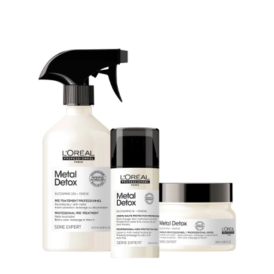 Produto: Kit L'Oréal Professionnel Metal Detox Máscara Leave-in e Spray Neutralizador Anti-Metal (3 produtos)