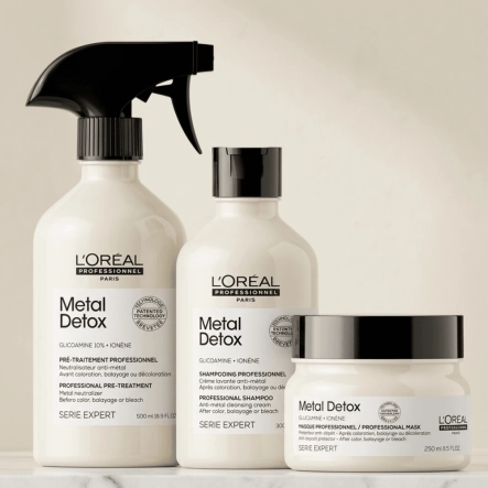Produto: Kit L'Oréal Professionnel Metal Detox Shampoo 300ml Máscara 250ml Leave-in 100ml