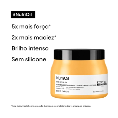 Produto: Kit L'Oréal Professionnel NutriOil Máscara Capilar G e Ampola (2 produtos)