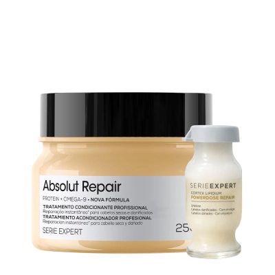 Produto: Kit L'Oréal Professionnel Serie Expert Absolut Repair Gold Máscara e Power Repair (2 produtos)