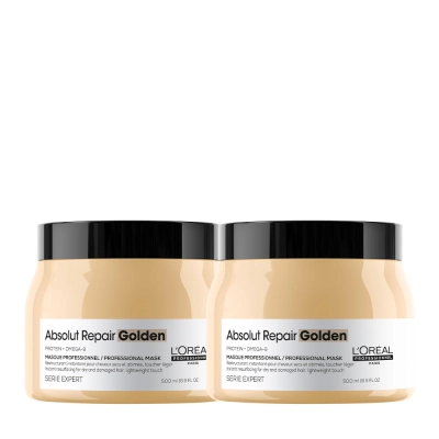 Produto: Kit L'Oréal Professionnel Serie Expert Absolut Repair Gold Quinoa Protein Golden - Máscara 500ml (2 unidades)