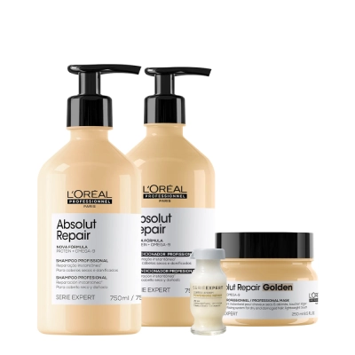 Produto: Kit L'Oréal Professionnel Serie Expert Absolut Repair Shampoo Condicionador Grande Máscara e Ampola (4 produtos)