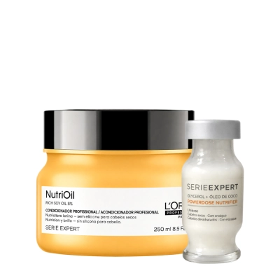 Produto: Kit L'Oréal Professionnel Serie Expert NutriOil Máscara P e Ampola de Nutrição (2 produtos)
