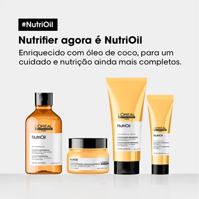 Produto: Kit L'Oréal Professionnel Serie Expert NutriOil Shampoo Condicionador Creme Máscara e Ampola (5 produtos)