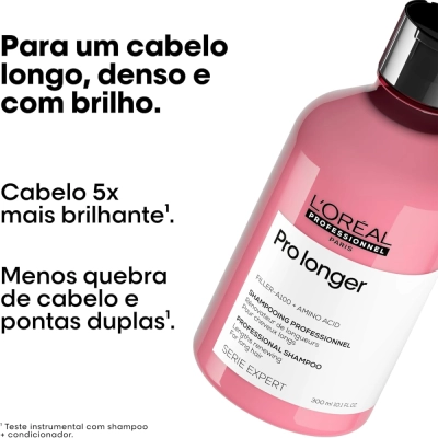 Produto: Kit L'Oréal Professionnel Serie Expert Pro Longer Shampoo 300ml Condicionador 200ml Máscara 250g