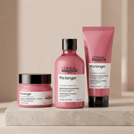 Produto: Kit L'Oréal Professionnel Serie Expert Pro Longer Shampoo 300ml Condicionador 200ml Máscara 250g