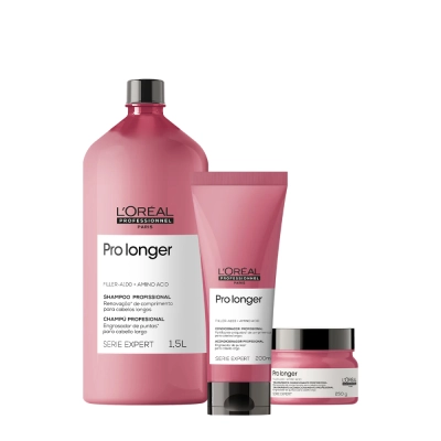 Produto: Kit L'Oréal Professionnel Serie Expert Pro Longer - Trio para Pontas Mais Encorpadas (3 produtos)
