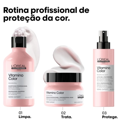 Produto: Kit L'Oréal Professionnel Serie Expert Vitamino Color Completo Home 5 Produtos