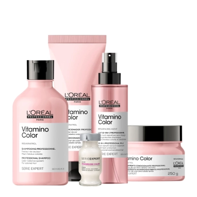 Produto: Kit L'Oréal Professionnel Serie Expert Vitamino Color Completo Home 5 Produtos