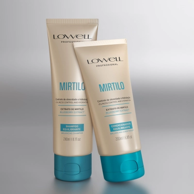 Produto: Kit Lowell Extrato de Mirtilo Shampoo Condicionador Máscara Liso Magico Óleo e Pour Toi Parfum Cabelo e Corpo (5 produtos)