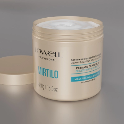 Produto Kit Shampoo Condicionador e Máscara Lowell Mirtilo 1 Litro e 450 Gramas
