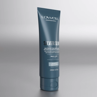 Produto: Kit Matizador Lowell Silver Slim Shampoo 240ml e Condicionador 200ml