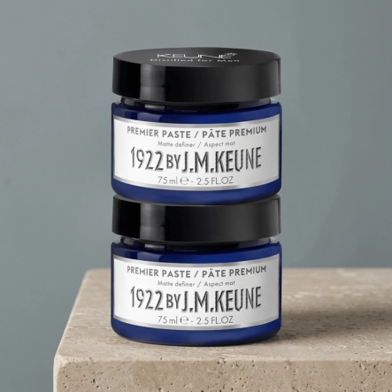 Produto: Kit Premier Paste Pasta Modeladora Keune 1922 By J.M. 75ml 2 Unidades